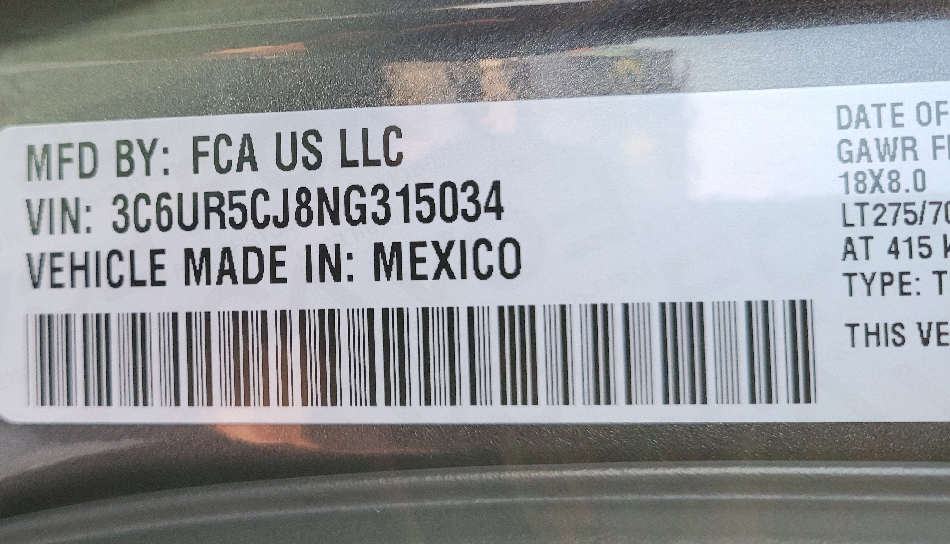 2022 RAM 2500 Tradesman