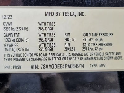 2023 Tesla Model Y Long Range