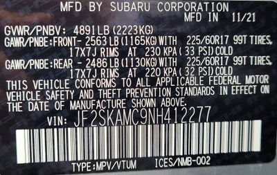 2022 Subaru Forester Wilderness
