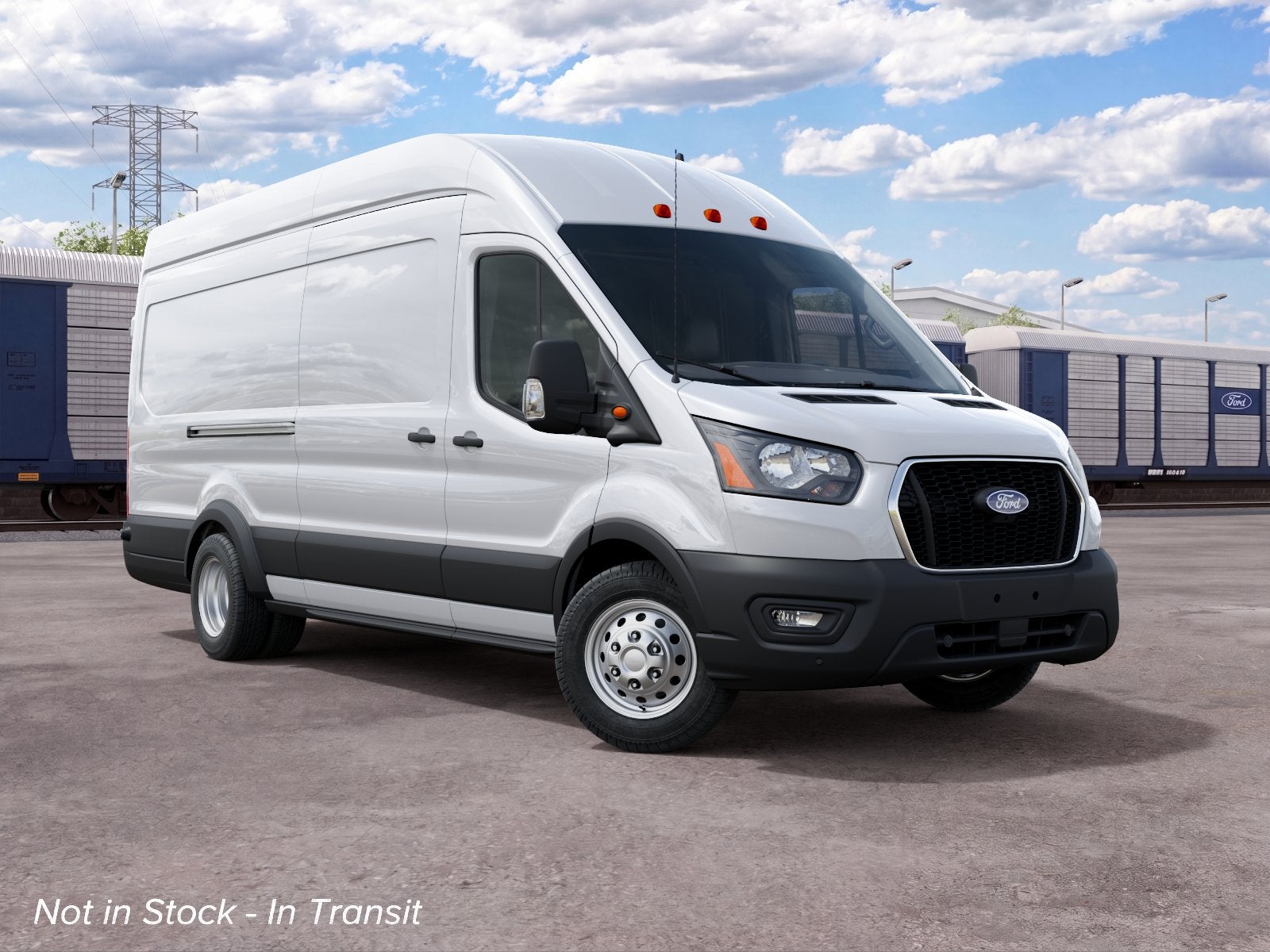 2027 Ford Transit Cargo Van T-350 HD 148" EL Hi Rf 9950 GVWR DRW AWD