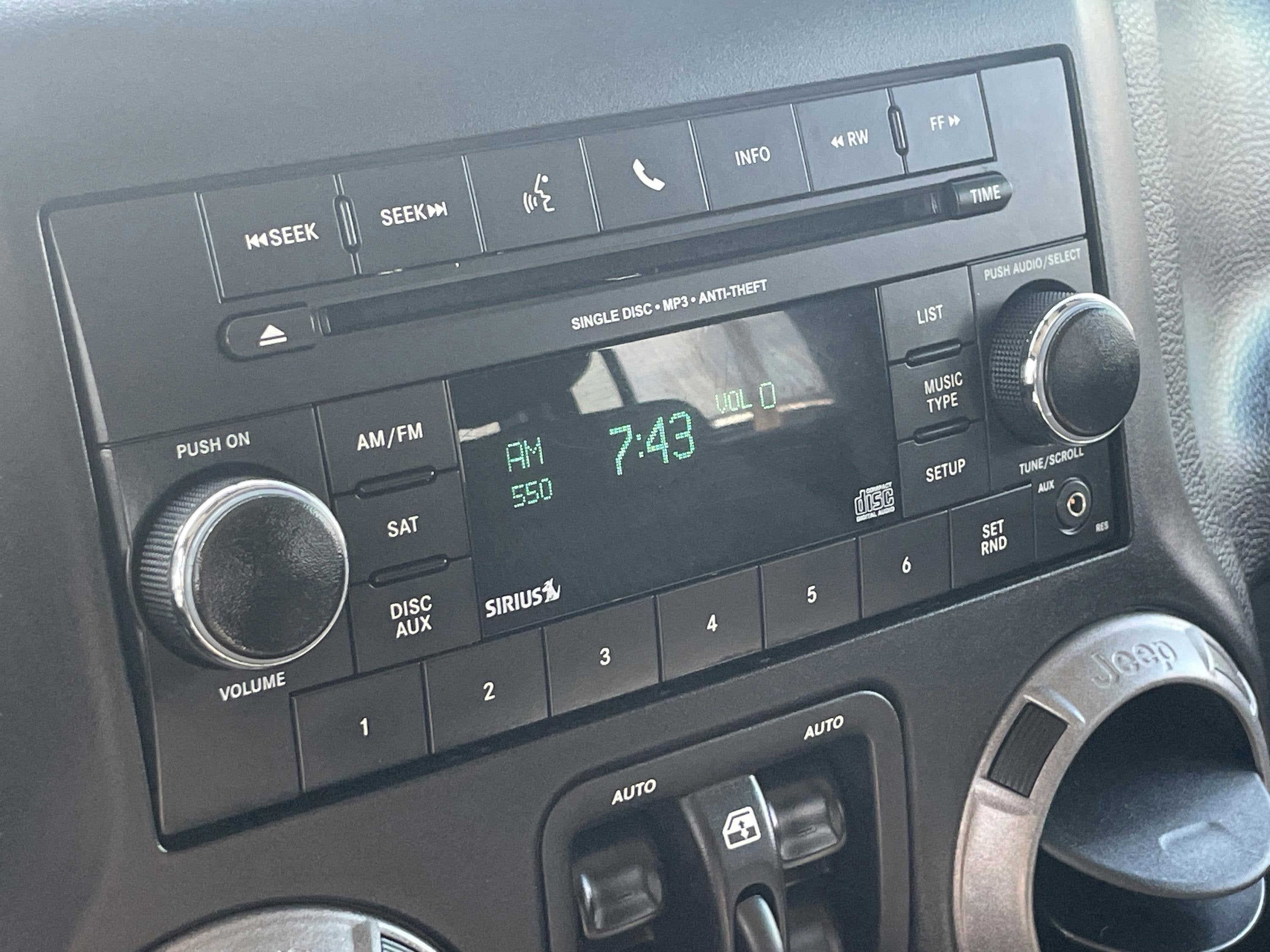 2012 Jeep Wrangler Unlimited Sport