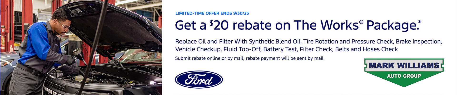 Get a $20 rebate on The Works Package